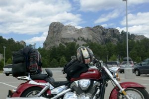 View of Mt. Rushmore From Parking