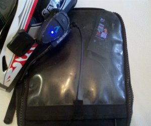 Tank bag on bike