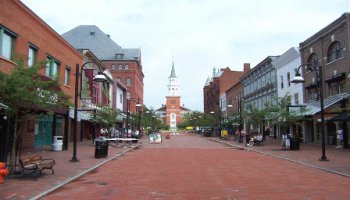 Downtown Burlington, Vermont