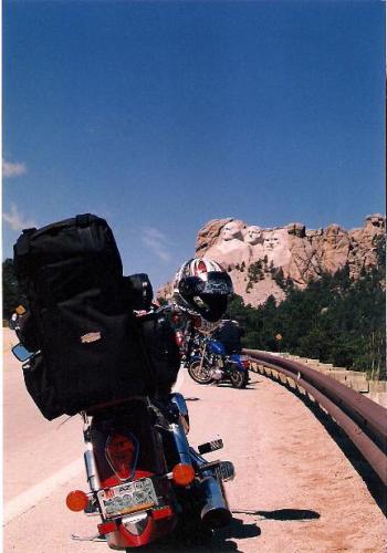 View of Mt. Rushmore From Road