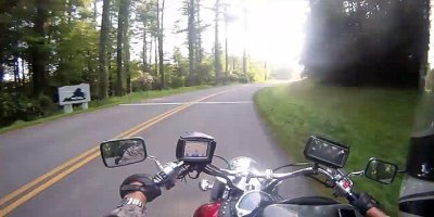 Crossing Into Virginia On The Blue Ridge Parkway