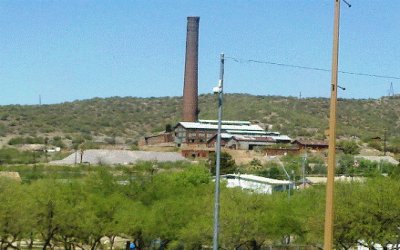 Smelter Smoke Stack in Superior