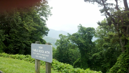 Scenic Overlook On The Blue Ridge Parkway