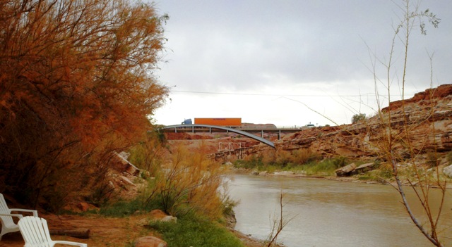 View Of Bridge Over San Juan River From Picnic Area