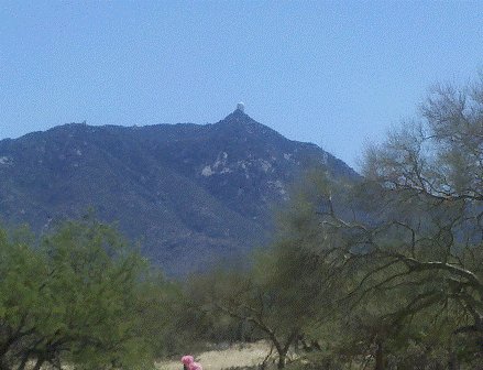 Kitt Peak From Rest Area on the Ajo Ride