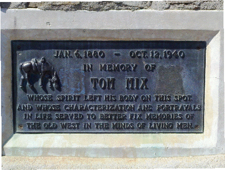 Tom Mix Monument