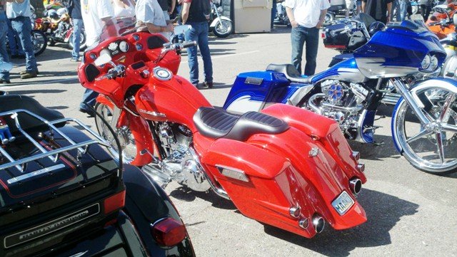 Blinding Red Bike